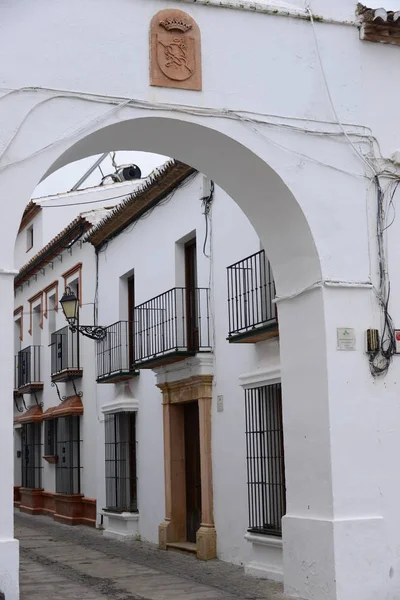Casa Fachadas Sentenil Costa Del Sol España Sierra Ronda Ronda — Foto de Stock