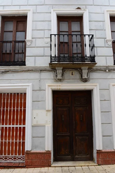 Hausfassaden Cortes Sierra Ronda Berge Ronda Spanien — Stockfoto