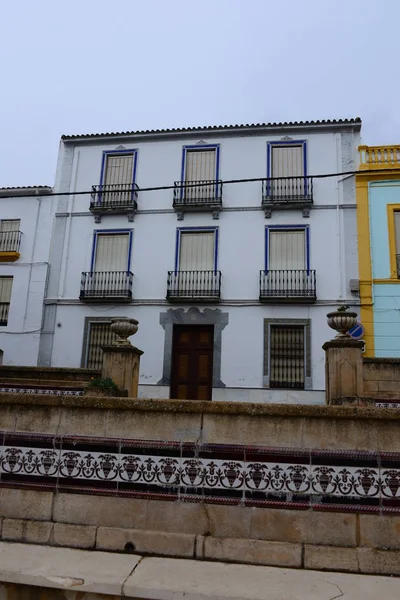 Maison Façades Cortes Sierra Ronda Montagnes Autour Ronda Espagne — Photo