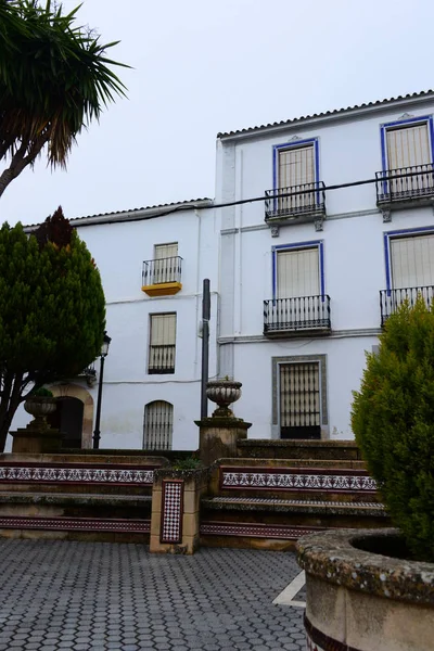 Maison Façades Cortes Sierra Ronda Montagnes Autour Ronda Espagne — Photo