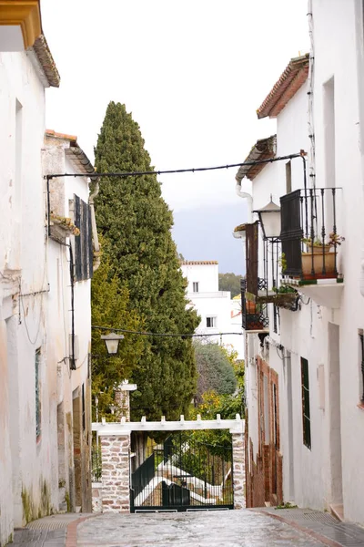 Hausfassaden Cortes Sierra Ronda Berge Ronda Spanien — Stockfoto