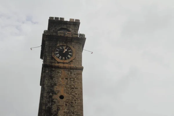 Wieża Zegarowa Galle Sri Lanka — Zdjęcie stockowe