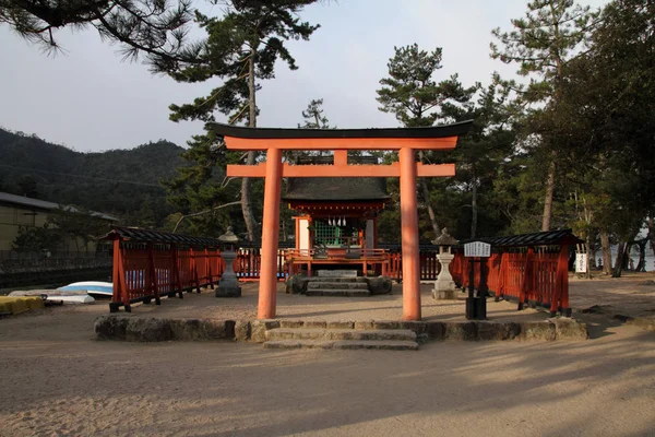 Santuario Kiyomori Miyajima Giappone — Foto Stock