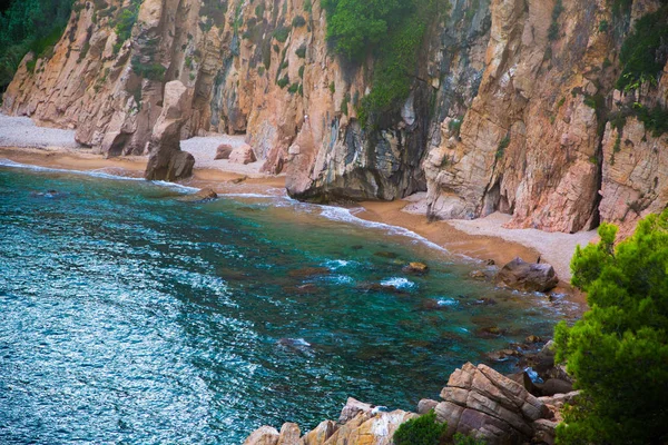 Wilde Kust Costa Brava Spanje — Stockfoto