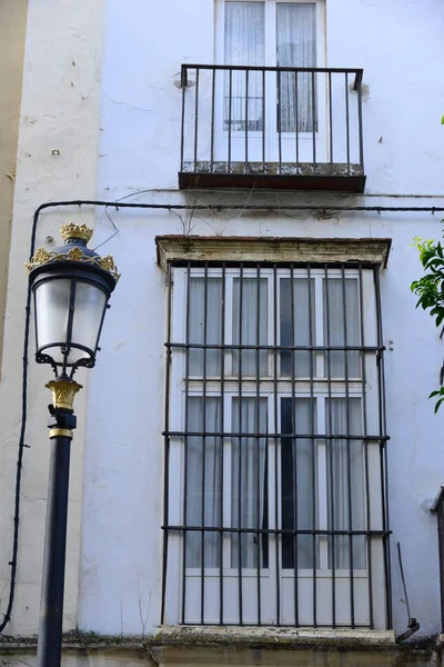 シティビュー ジェレス フロンテーラの家の壁 スペイン — ストック写真