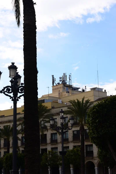 Uitzicht Stad Gevels Jerez Frontera Spanje — Stockfoto