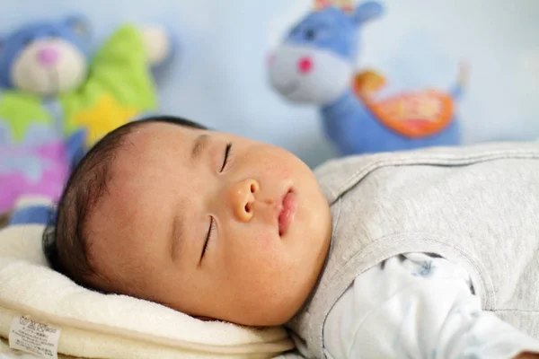 Spící Dítě Japonský Chlapec — Stock fotografie