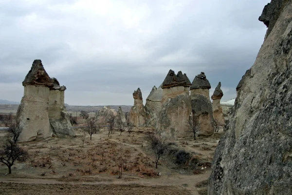 Phallusartike Fairy Chimneys Stand Love Valley — Stock Photo, Image