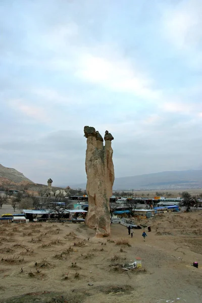 Phallusartike Fairy Chimneys Stand Love Valley — Stock Photo, Image