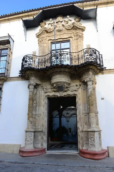 Jerez Frontera Spanje Stadtansichten Gevels Van Huizen — Stockfoto