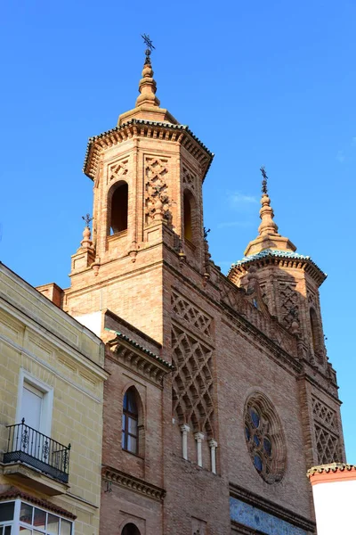 Jerez Frontera Spanje Uitzicht Stad Gevels Van Huizen — Stockfoto