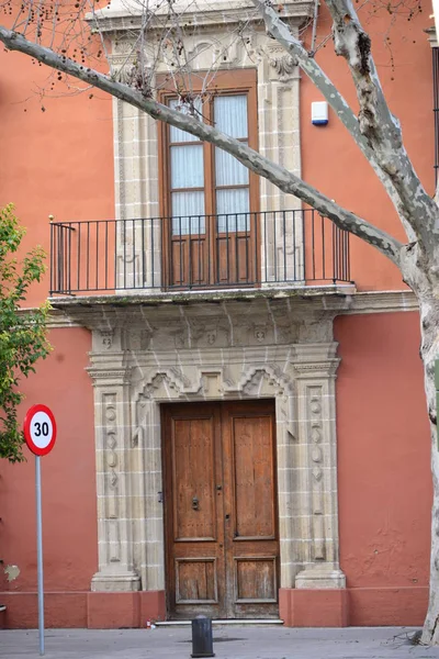 Jerez Frontera スペイン Stadtansichten 家のファサード — ストック写真