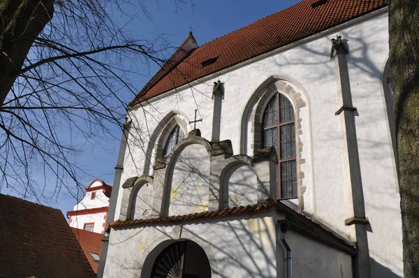 Igreja Barroca Borovany Boêmia República Checa — Fotografia de Stock