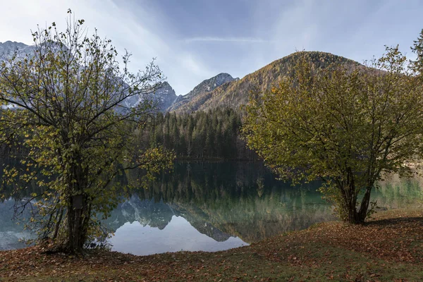 朱利叶阿尔卑斯山中的高山湖泊 — 图库照片