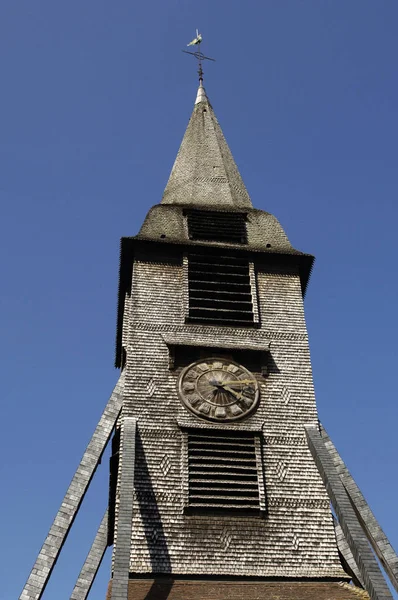 Fransa Normandiya Daki Honfleur Sainte Catherine Kilisesi — Stok fotoğraf