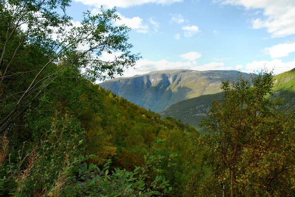 Norwegen Auf Naturlandschaft Hintergrund — Stockfoto