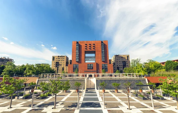 Fachada Praça Universidade Bicocca Milão Lombardia Itália — Fotografia de Stock