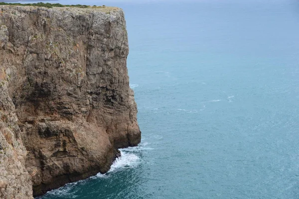Portugal Cabo San Vicente Latarnia Morska Koniec Kraju — Zdjęcie stockowe