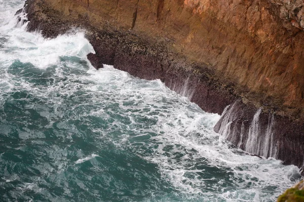 Portugal Cabo San Vicente Vuurtoren Einde Van Het Land — Stockfoto