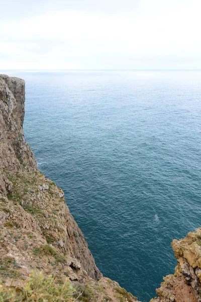 Portugal Cabo San Vicente Маяк Landesende — стокове фото