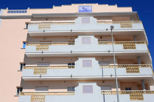 Фасады Isla Cristina Испанском Курортном Городе Провинция Уэльва Коммуне Андалусия — стоковое фото