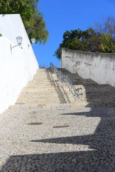 Şehir Manzarası Taviara Evler Inşa Etmek Distrito Faro Portekiz Bir — Stok fotoğraf