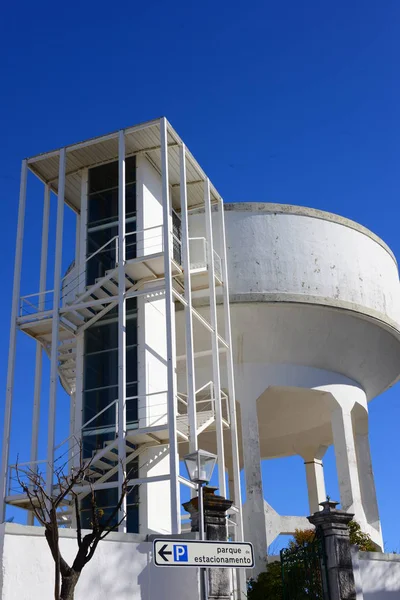 Edificio Industrial Con Cielo Azul — Foto de Stock