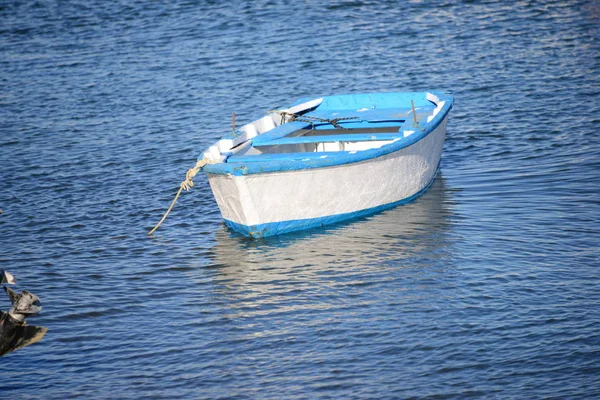湖上的船 — 图库照片