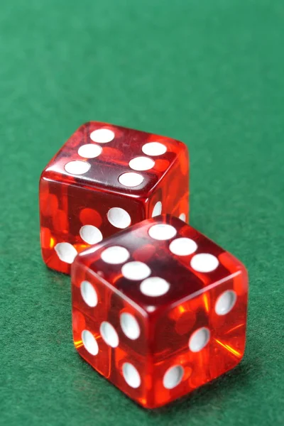 Hazardní Kostky Hazardní Hry — Stock fotografie