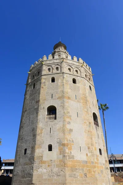 Torre Oro Torre Oro Seville Ciudad Española Comunidad Autónoma Andaluza —  Fotos de Stock