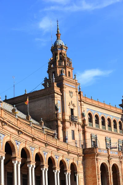 Plaza Major Κεντρική Πλατεία Στο Seville Ισπανική Πόλη Στην Αυτόνομη — Φωτογραφία Αρχείου