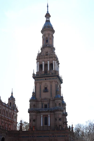 Praça Principal Praça Principal Seville Cidade Espanhola Região Autônoma Andalusia — Fotografia de Stock