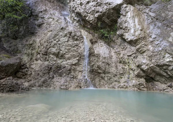 Mooie Waterval Natuur Achtergrond — Stockfoto