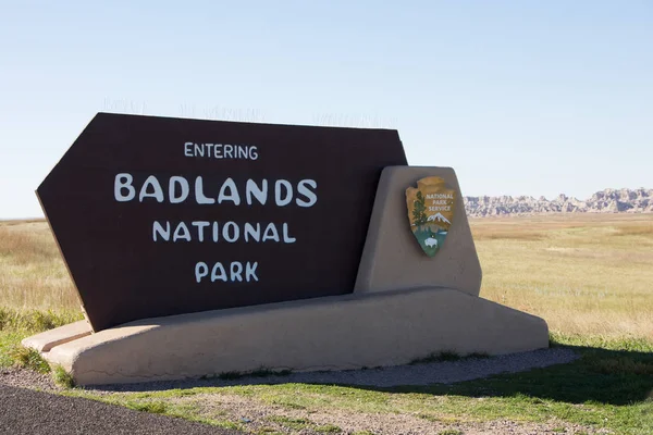 Badlands National Park Utah Eua — Fotografia de Stock