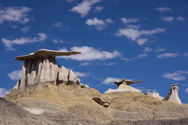 Bisti Badlands Espacios Naturales Nuevo México Uso — Foto de Stock