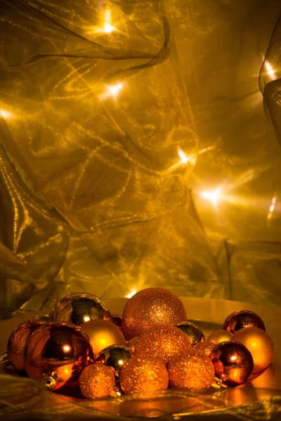 Noel Balosu Dekorasyonlarına Yakın Çekim — Stok fotoğraf