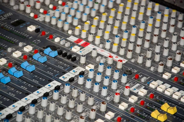 Mixer Audio Miscelazione Audio Della Musica — Foto Stock