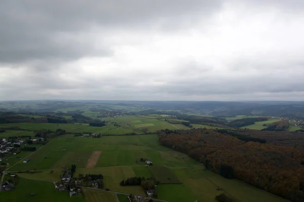 Вид Воздуха Сельскую Местность — стоковое фото
