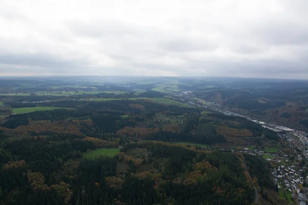 Vanuit Lucht Uitzicht Bergen Zomer — Stockfoto