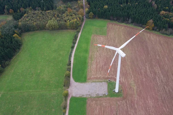 Campos Verdes Alemania Fotografía Aérea — Foto de Stock