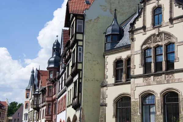 Quedlinburg Szászország Anhalt Németország Szentlélek Utca — Stock Fotó