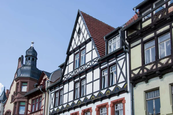 Quedlinburg Sachsen Anhalt Alemanha Rua Fantasma Santo — Fotografia de Stock