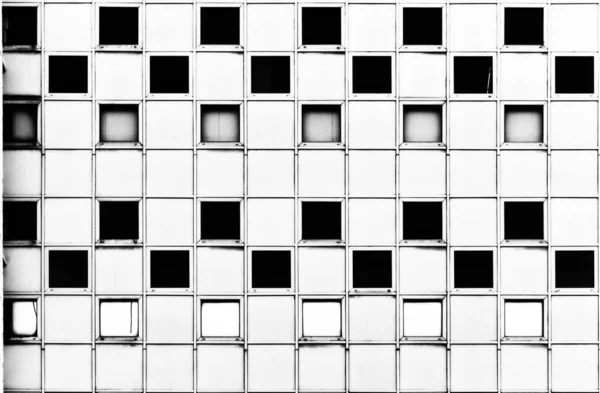 Абстрактный Фон Черно Белыми Квадратами — стоковое фото