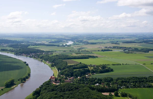 Schloss Hirschstein Saksonya Almanya — Stok fotoğraf