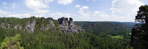 Elbe Sandstone Mountains Σαξονία Γερμανία — Φωτογραφία Αρχείου