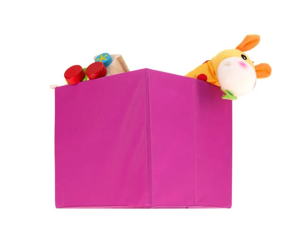 Close Shot Toy Storage Box — Stock Photo, Image