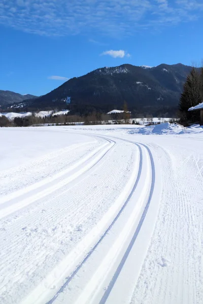Track Snow — Stock Photo, Image