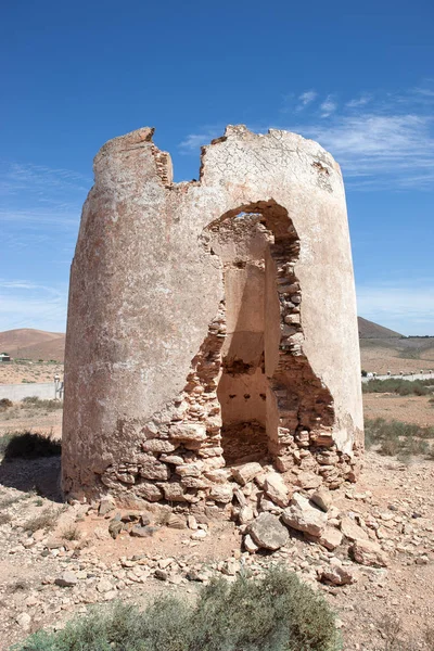 Ruiny Wiatraka Fuerteventurze — Zdjęcie stockowe