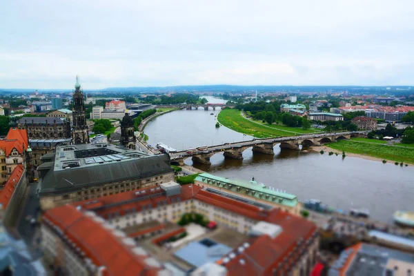 Dresden Germany Tilt Shift — стоковое фото