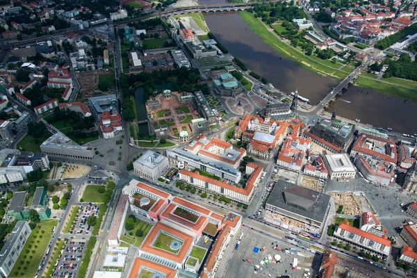 Blick Auf Die Stadt Dresden — Stockfoto